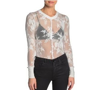 Free People Lace Layering Top